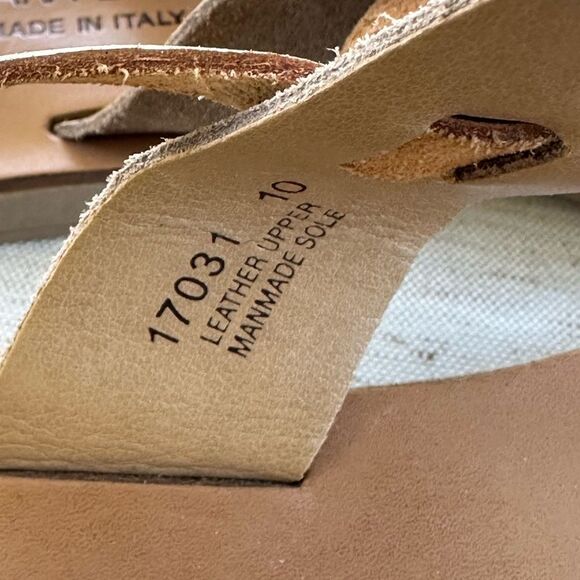 BARBARA BARBIERI Italian Leather Sandals 10 - Picture 5 of 6